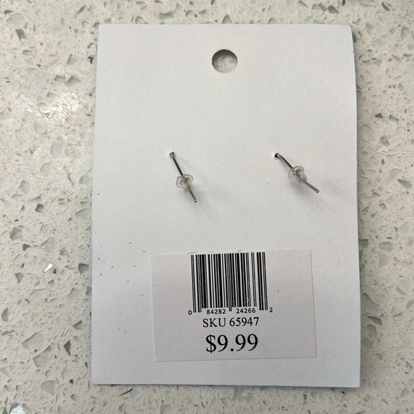 NWT Nashville Music City Red Guitar Pick Hook & Dangle Earrings - Picture 2 of 2